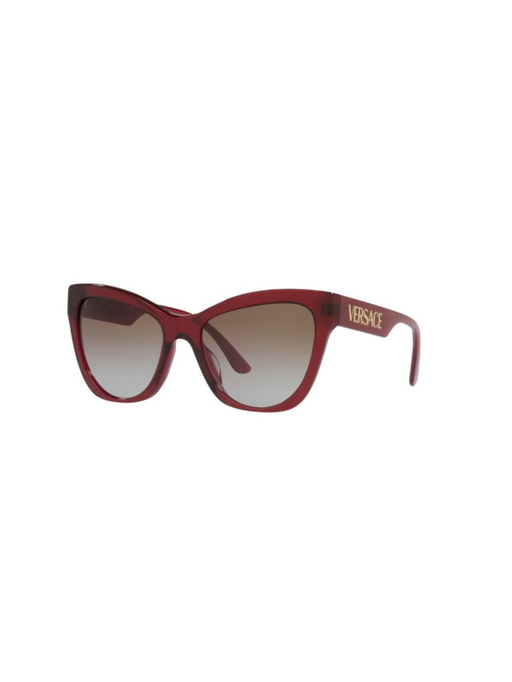 Versace Sunglasses VE4417U 38889 56mm Transparent Red / Grey Gradient Brown Lens